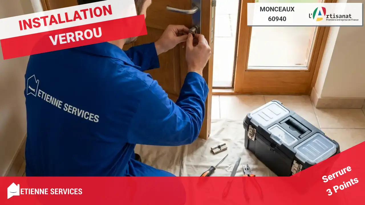 Installation et Remplacement de Serrure par nos Meilleurs Artisans à Monceaux