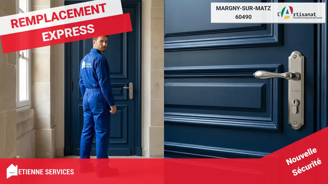 Service de Dépannage de Serrurerie d'Urgence à Margny-sur-Matz, 7j/7