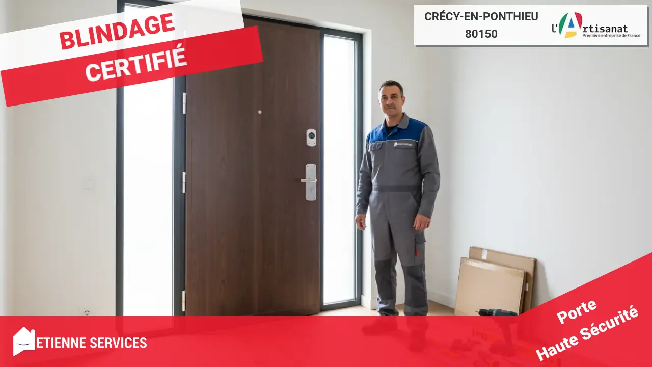 Installation Professionnelle de Porte Blindée à Crécy-en-Ponthieu et Alentours