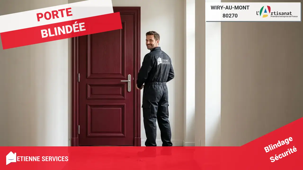 Votre expert en installation et remplacement de porte blindée à Wiry-au-Mont (80270)