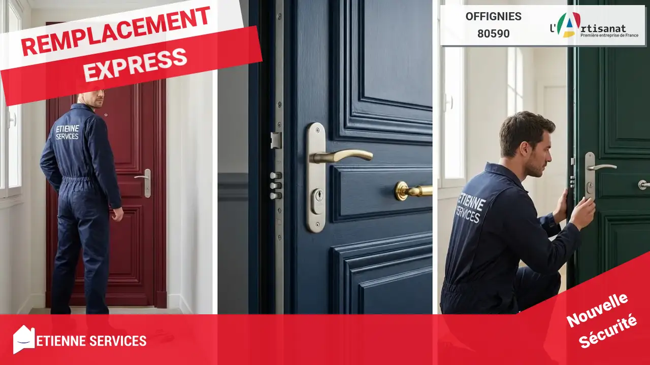 Service de dépannage serrurerie d'urgence 7j/7 à Offignies