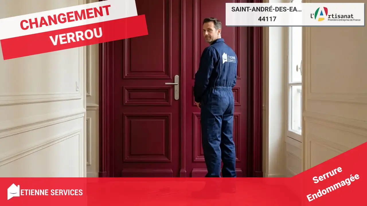 Service de dépannage serrurerie d'urgence 7j/7 à Saint-André-des-Eaux