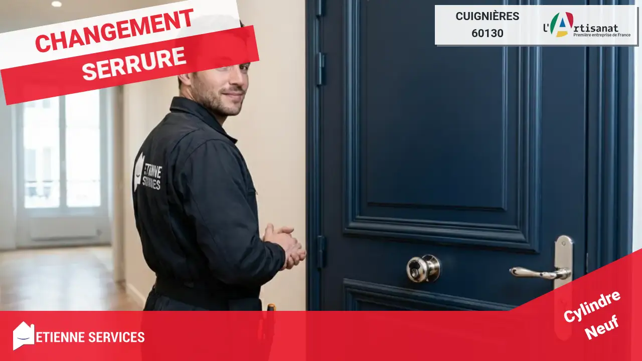Dépannage Urgent de Serrurerie à Cuignières (60130) disponible 7j/7