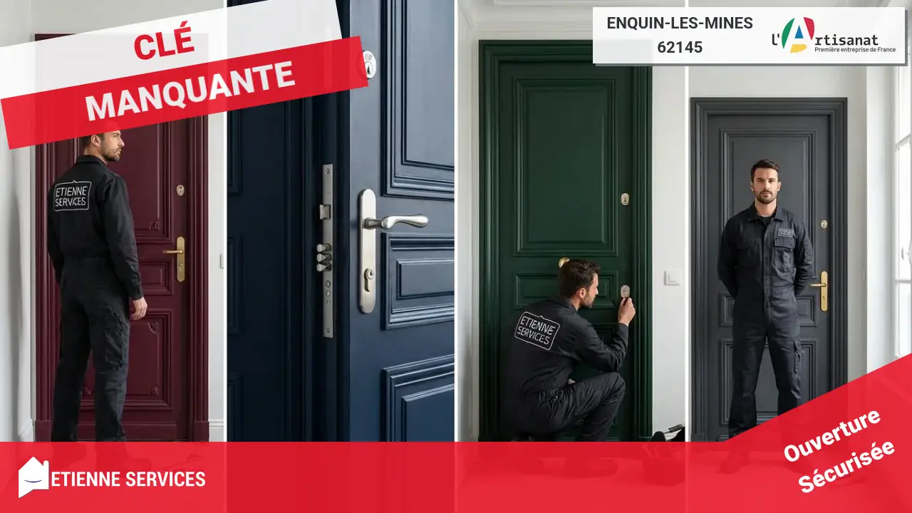 Service d'Ouverture de Porte d'Urgence par des Serruriers Qualifiés à Enquin-les-Mines