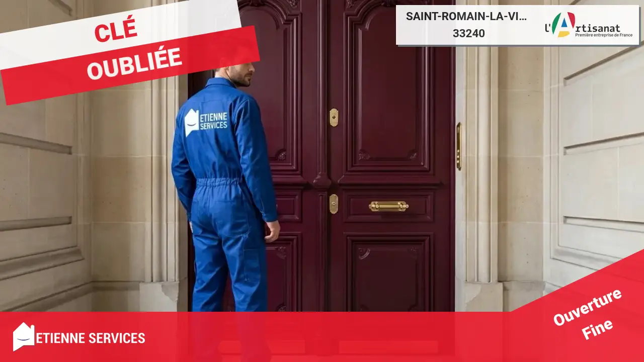 Ouverture de porte rapide et efficace par nos serruriers à Saint-Romain-la-Virvée