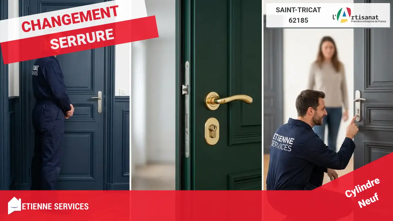 Service de dépannage de serrurerie d'urgence à Saint-Tricat, disponible 7j/7