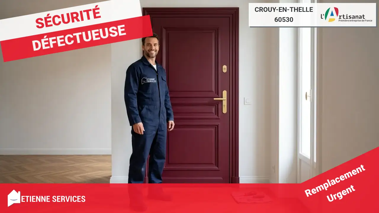 Intervention et Dépannage de Serrurerie d'Urgence 7j/7 à Crouy-en-Thelle