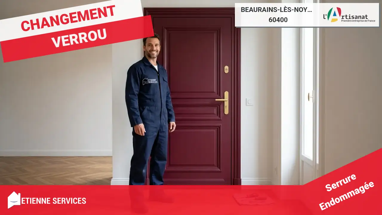 Votre expert en dépannage de serrurerie d'urgence 7j/7 à Beaurains-lès-Noyon