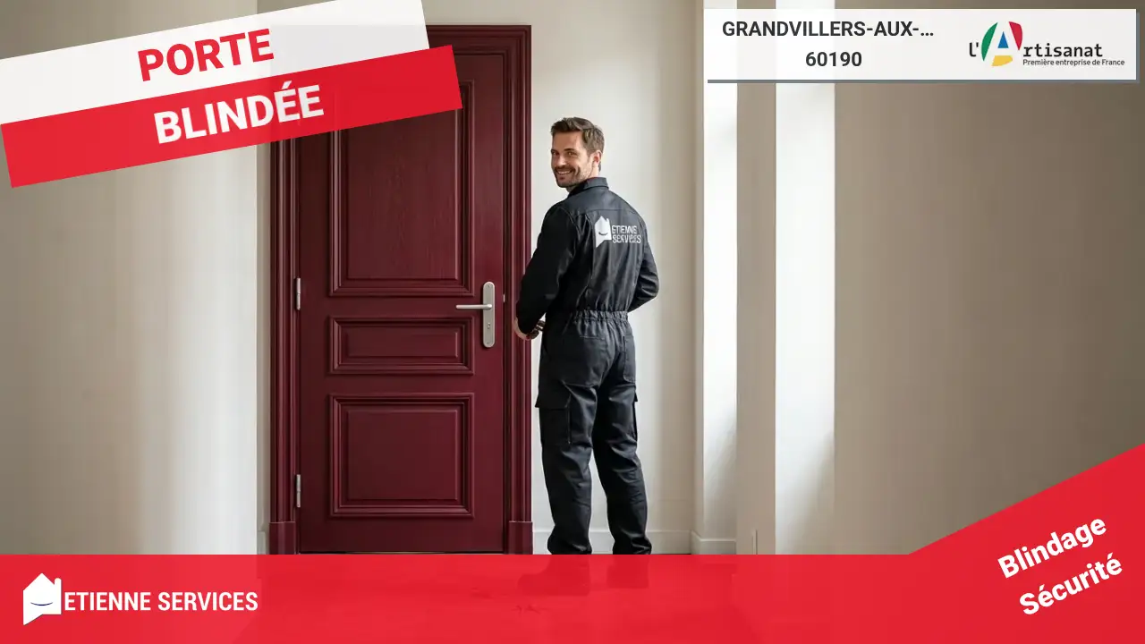 Experts en installation et remplacement de porte blindée à Grandvillers-aux-Bois