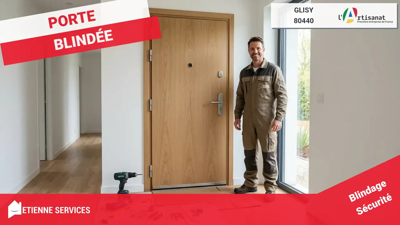 Installation de Porte Blindée par les Meilleurs Artisans à Glisy (80440)