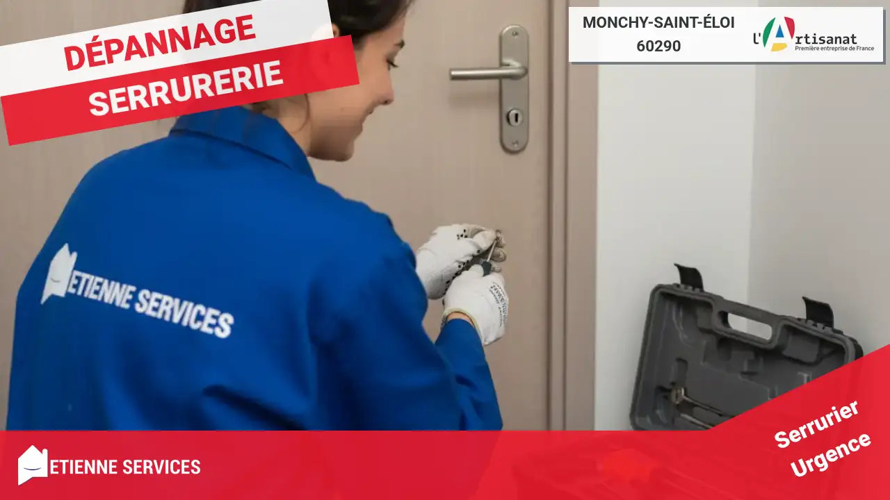 Nos experts en dépannage et installation de serrurerie à Monchy-Saint-Éloi-60290
