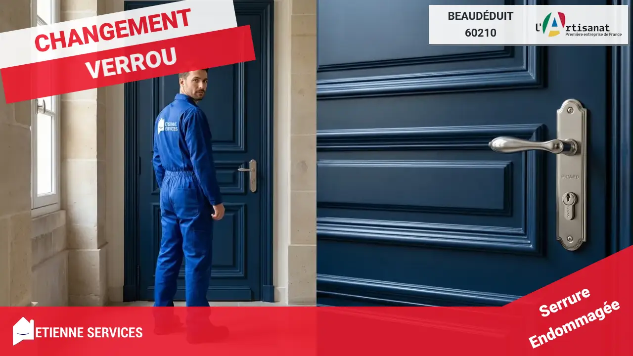Dépannage serrurerie express 7j/7 par des artisans dépanneurs à Beaudéduit