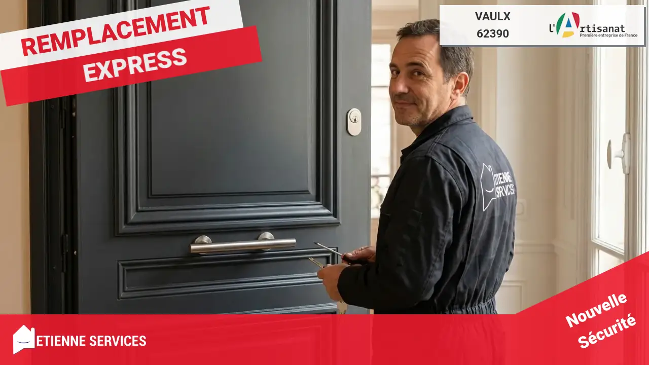 Dépannage de serrurerie rapide avec nos artisans dépanneurs à Vaulx-62390