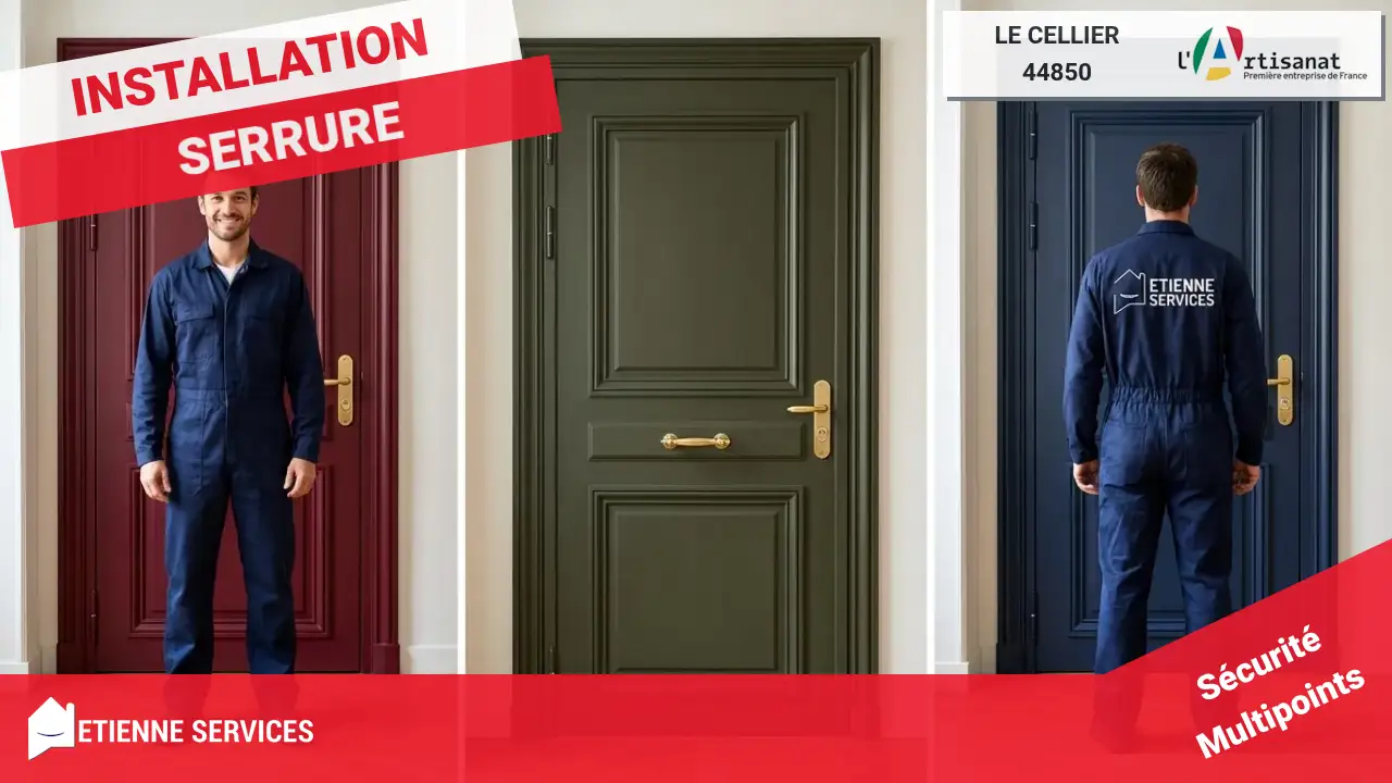Votre expert en installation et remplacement de serrure à Le Cellier