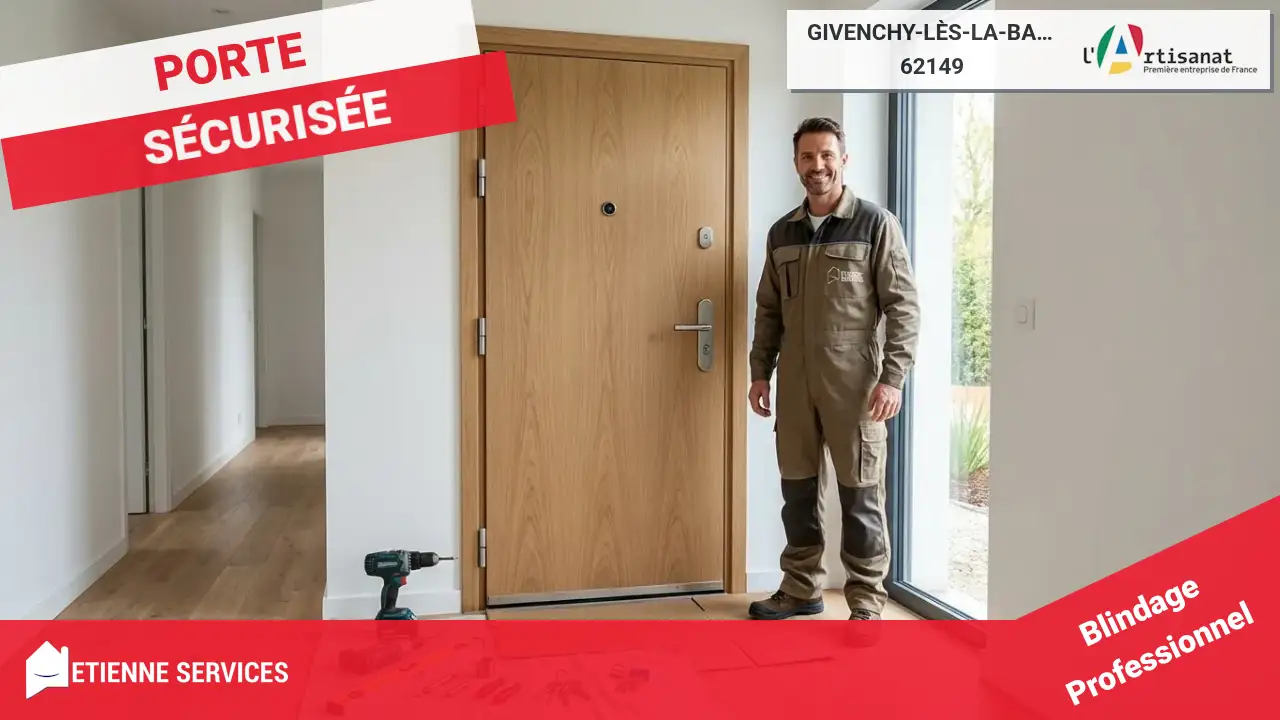 Pose et Remplacement de Porte Blindée par les Meilleurs Experts de Givenchy-lès-la-Bassée