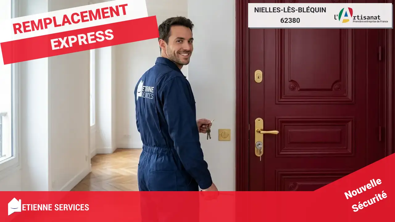 Votre service de dépannage de serrurerie d'urgence et fiable à Nielles-lès-Bléquin