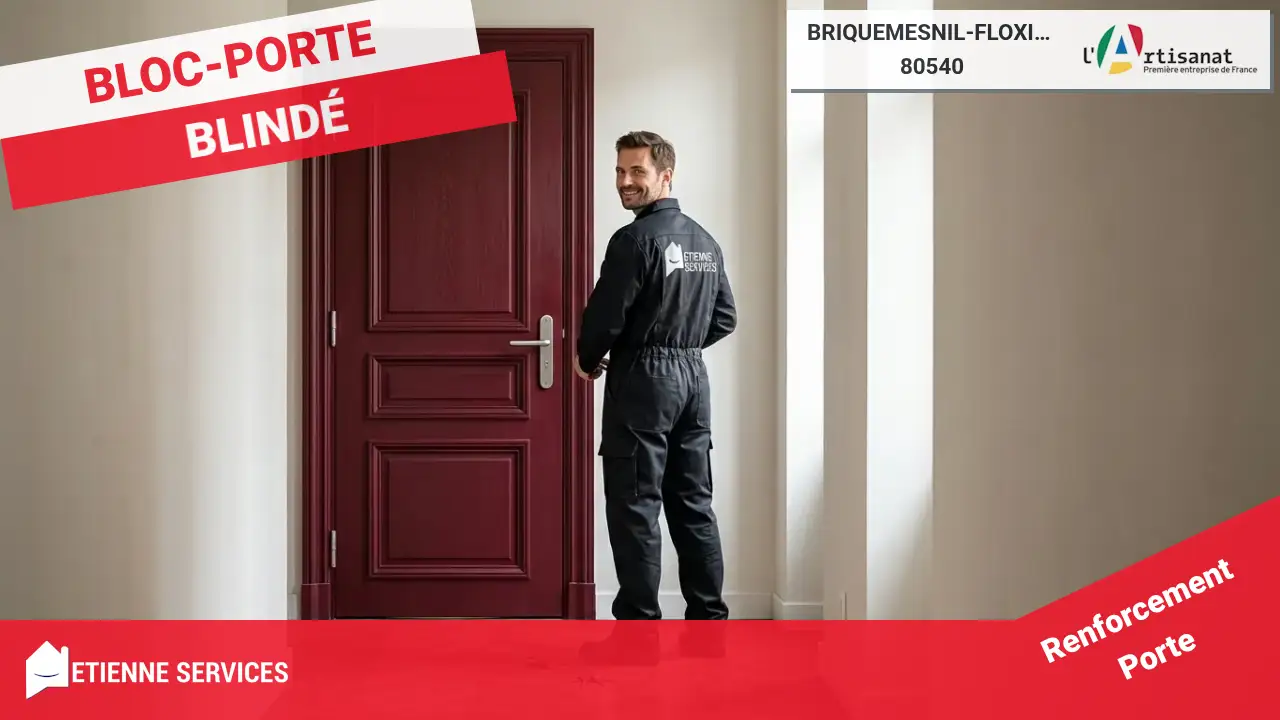 Experts en installation de porte blindée à Briquemesnil-Floxicourt (80540)