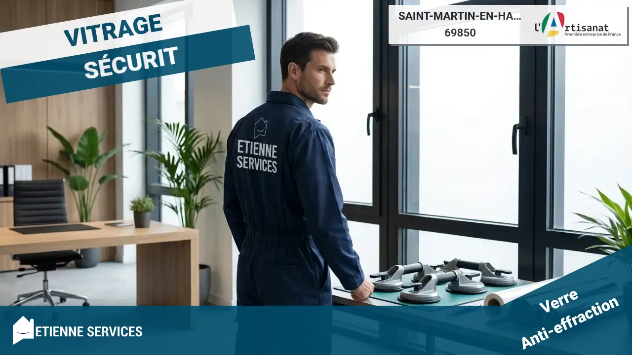 Dépannage d'urgence par nos artisans vitriers experts à Saint-Martin-en-Haut