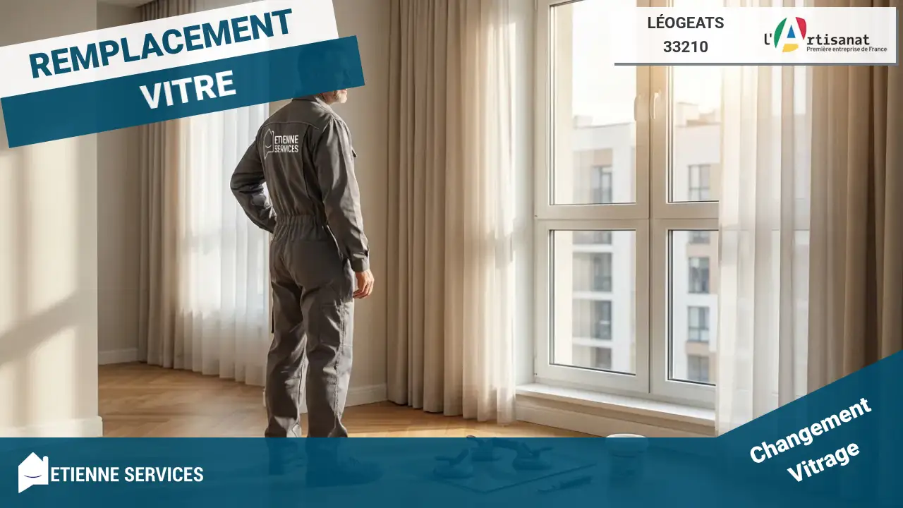 Service de Remplacement Rapide de Vitrage par des Vitriers Qualifiés à Léogeats