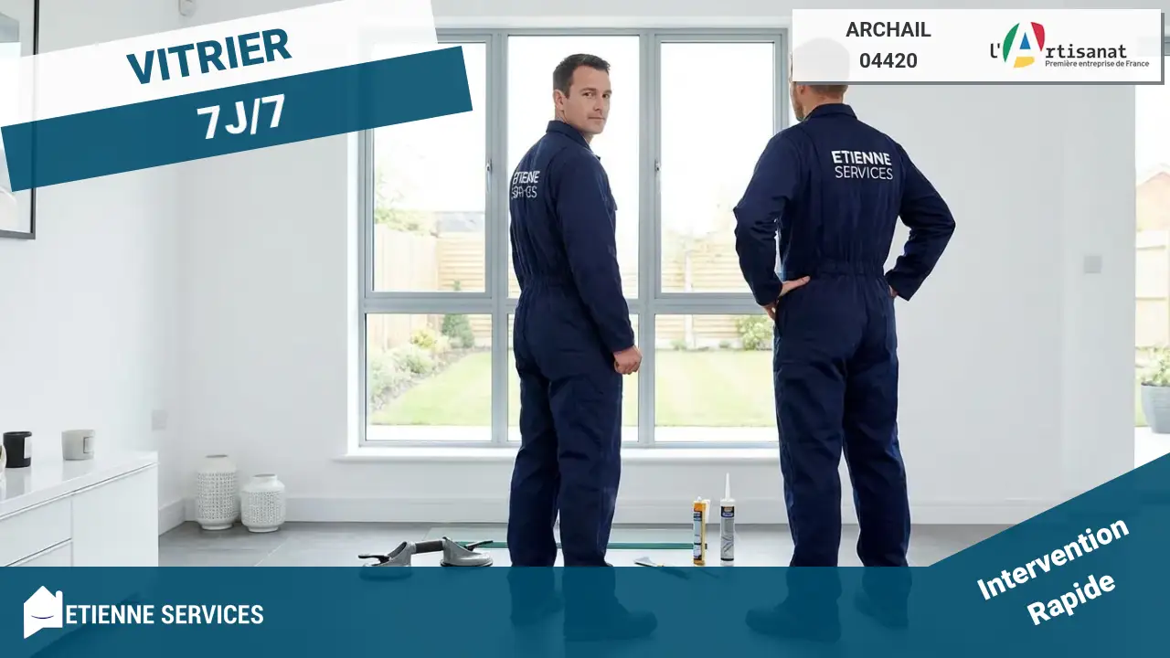 Nos Experts Vitriers pour votre Dépannage et Installation à Archail (04420)