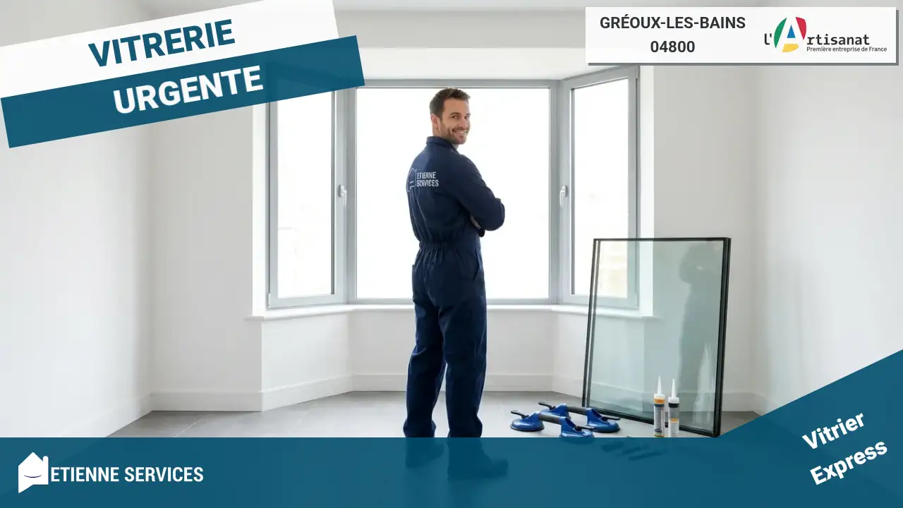 Nos Experts en Dépannage et Installation de Vitrerie à Gréoux-les-Bains