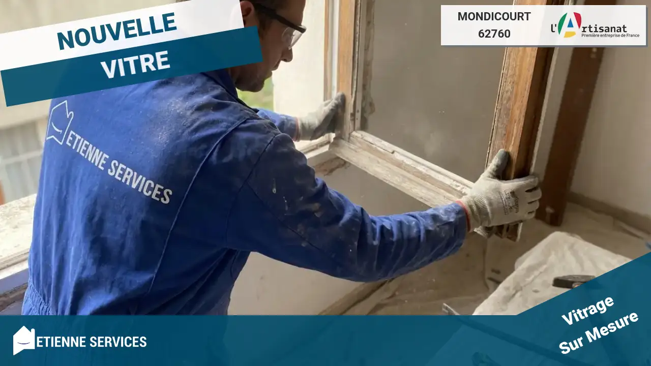 Spécialistes du Remplacement de Vitrage : simple, double et de sécurité à Mondicourt