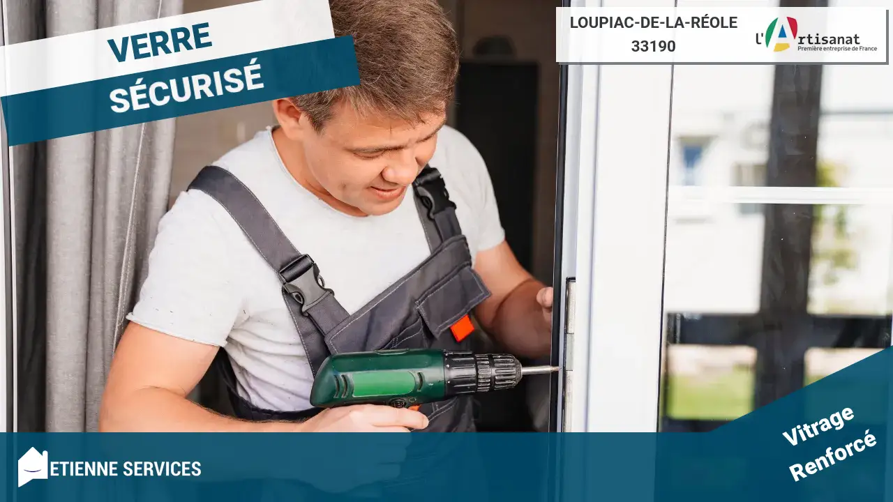 Votre service de dépannage d'urgence en vitrerie disponible 7j/7 à Loupiac-de-la-Réole