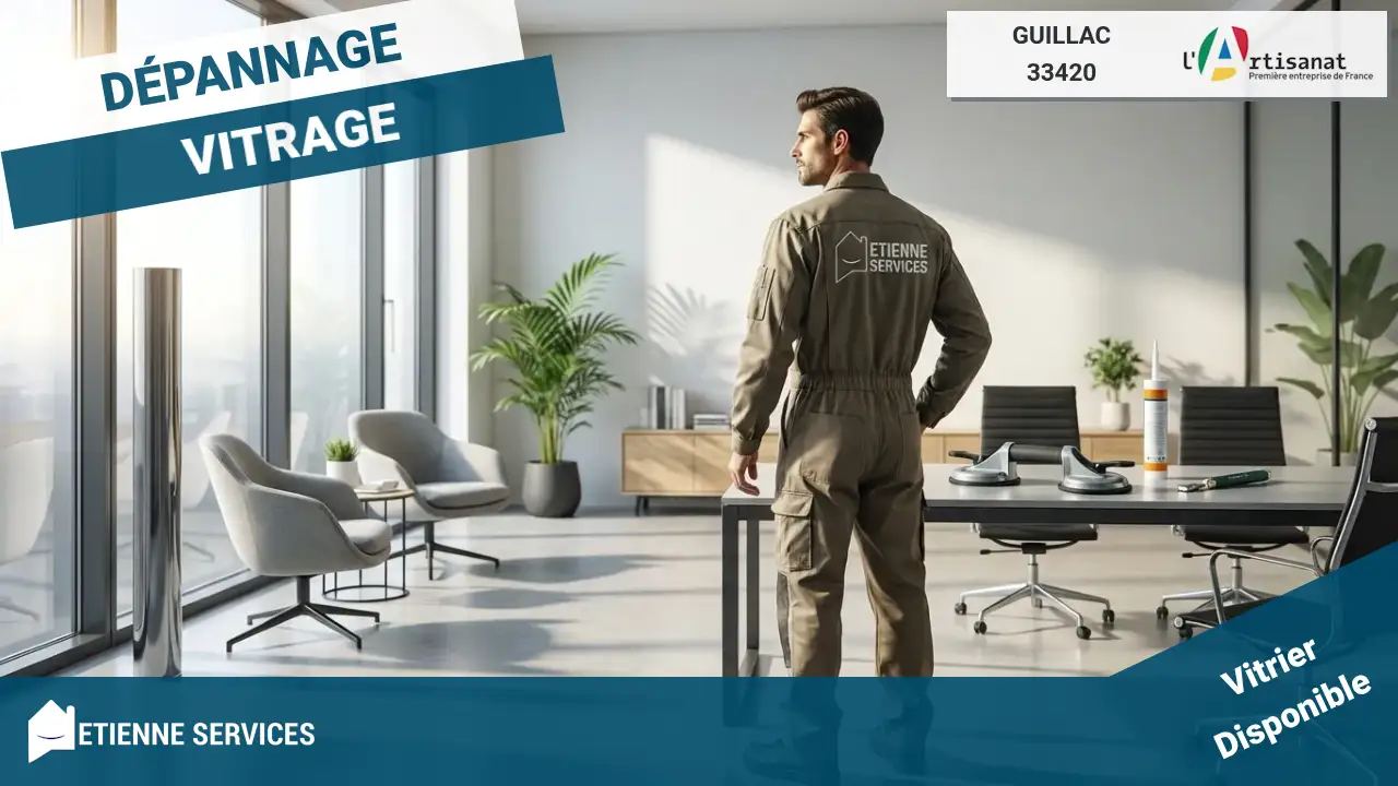Experts en Dépannage et Installation de Vitrerie à Guillac (33420)
