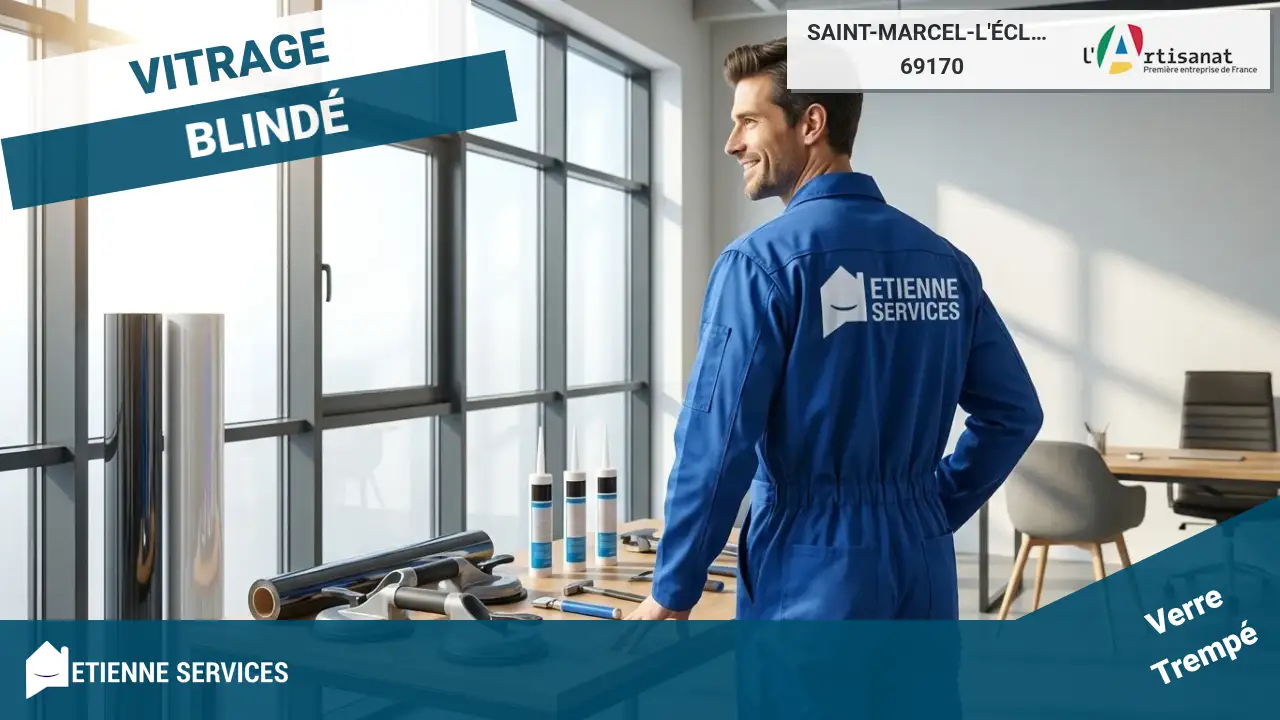 Dépannage vitrier rapide et efficace 7j/7 à Saint-Marcel-l'Éclairé et ses environs