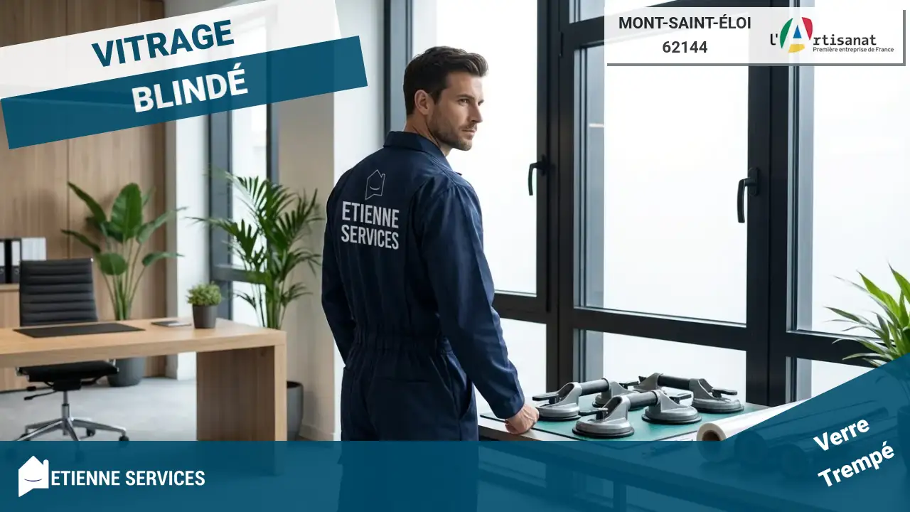 Service de dépannage d'urgence en vitrerie à Mont-Saint-Éloi, disponible 7j/7