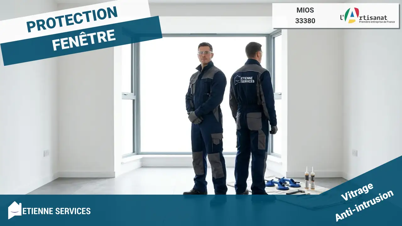 Service de dépannage vitrerie d'urgence 7j/7, les plus rapides à Mios