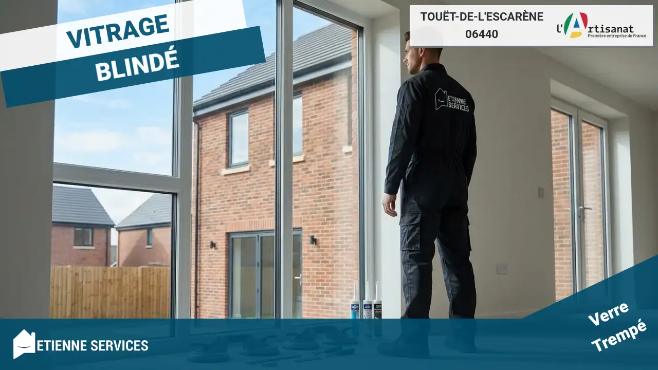Votre Service de Dépannage Vitrerie d'Urgence 7j/7 à Touët-de-l'Escarène