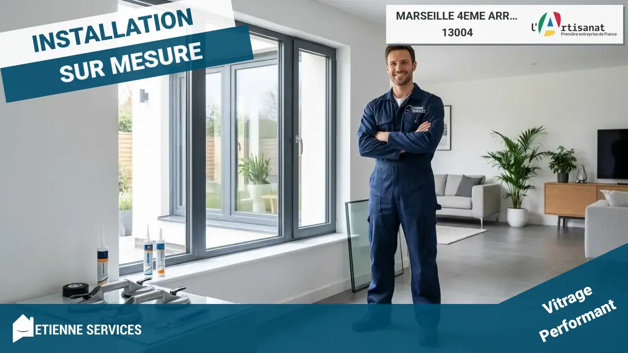 Installation de Fenêtres et Baies Vitrées par des Spécialistes à Marseille 4ème