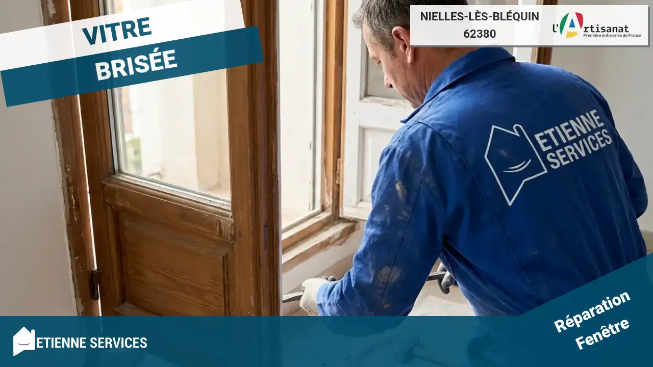 Service rapide de remplacement de vitrage à Nielles-lès-Bléquin