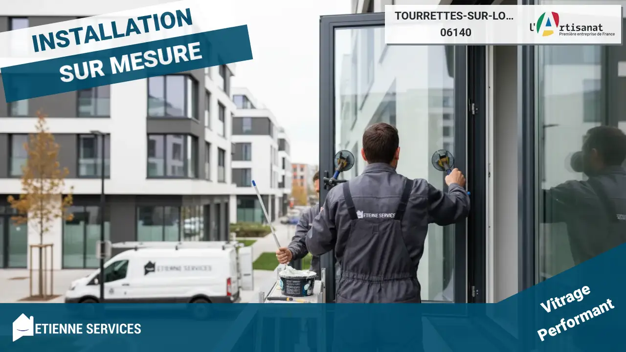 Installation professionnelle de fenêtres et baies vitrées à Tourrettes-sur-Loup