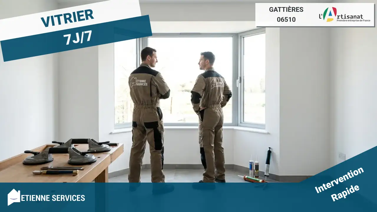 Meilleurs services de dépannage et installation de vitrerie à Gattières