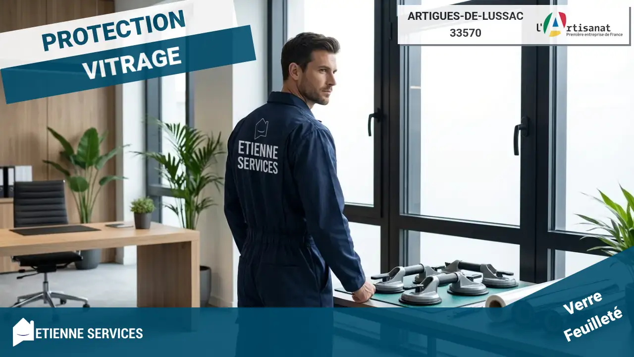 Service de Dépannage d'Urgence en Vitrerie Disponible 7j/7 à Artigues-de-Lussac