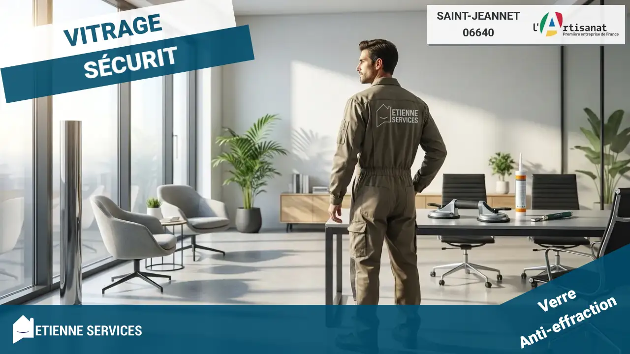 Service de Dépannage de Vitrerie d'Urgence 7j/7 à Saint-Jeannet