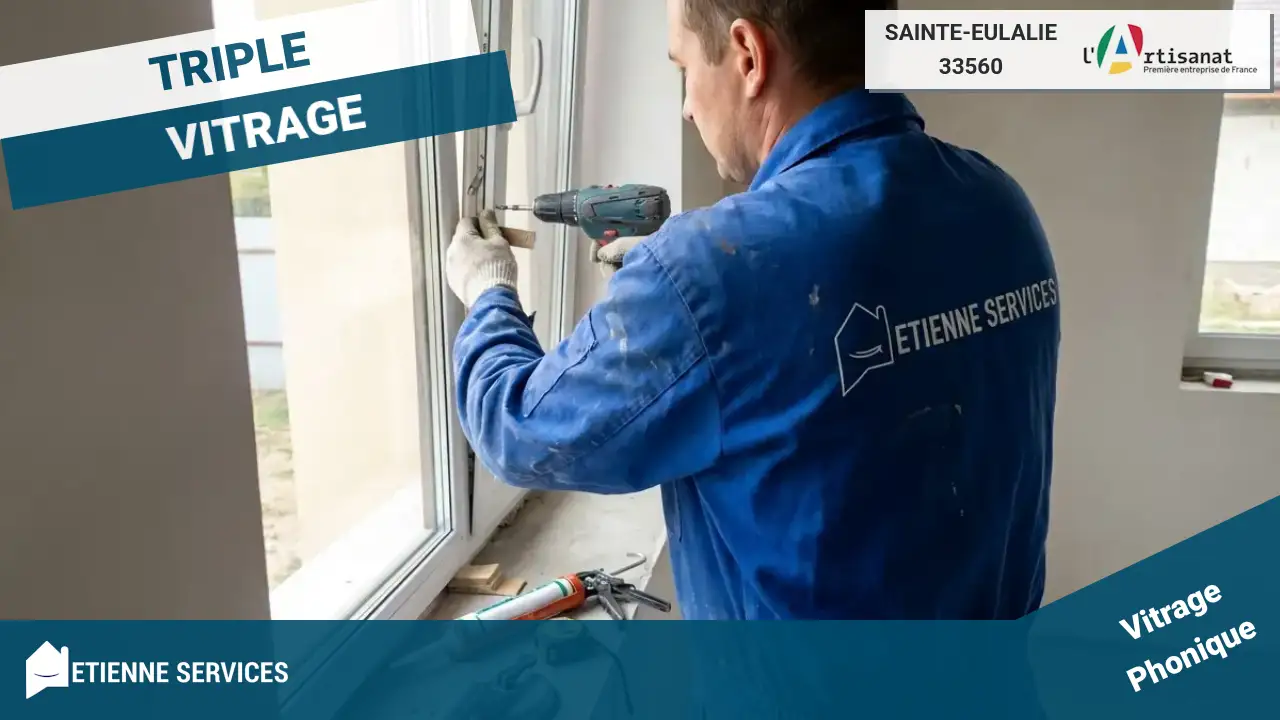 Installation experte de fenêtre et baie vitrée à Sainte-Eulalie