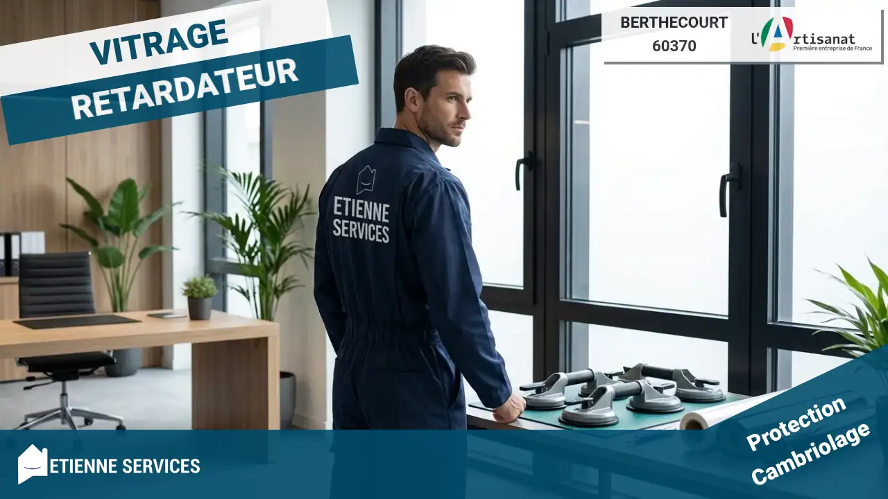 Votre Dépannage de vitrerie d'urgence par des artisans experts à Berthecourt