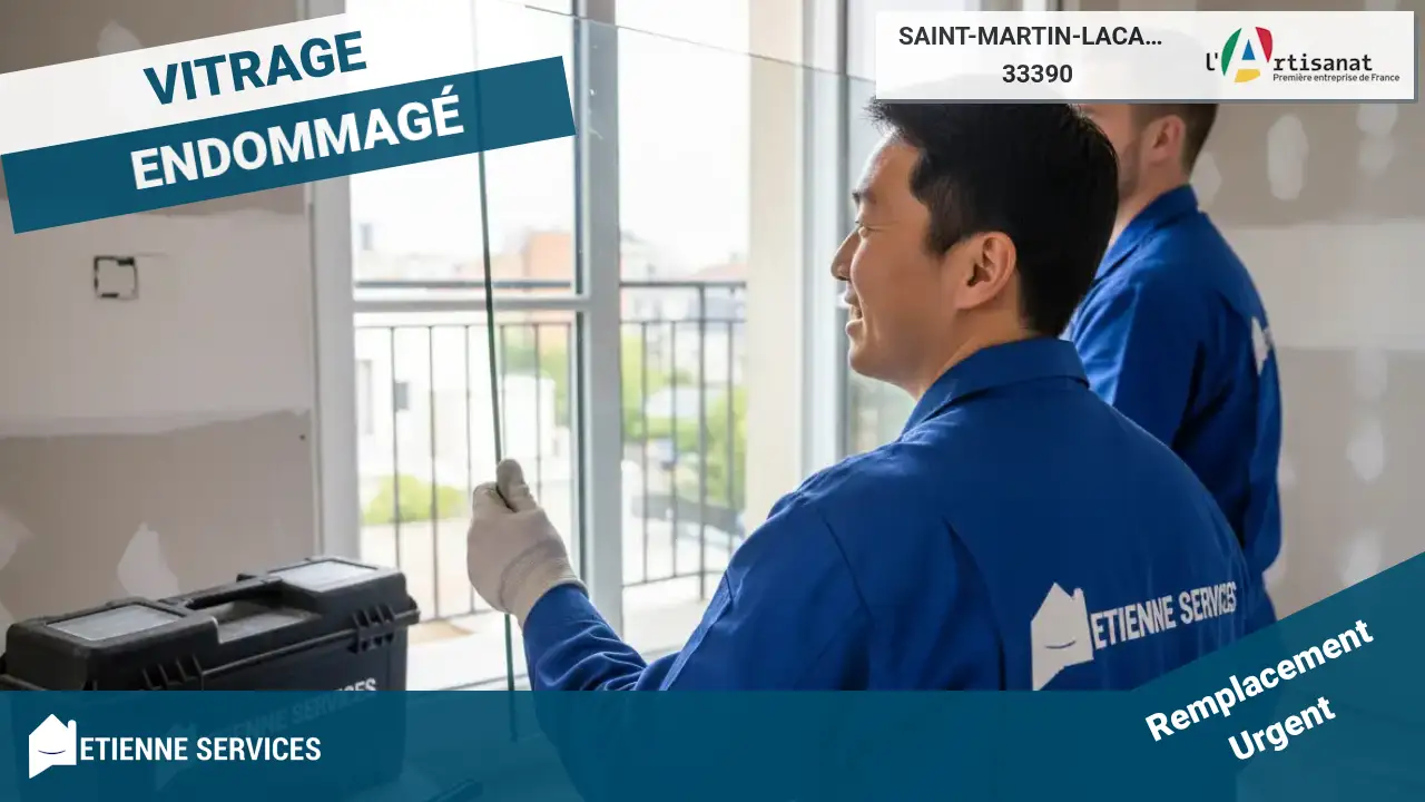 Service Expert pour le Remplacement de Vitrage à Saint-Martin-Lacaussade