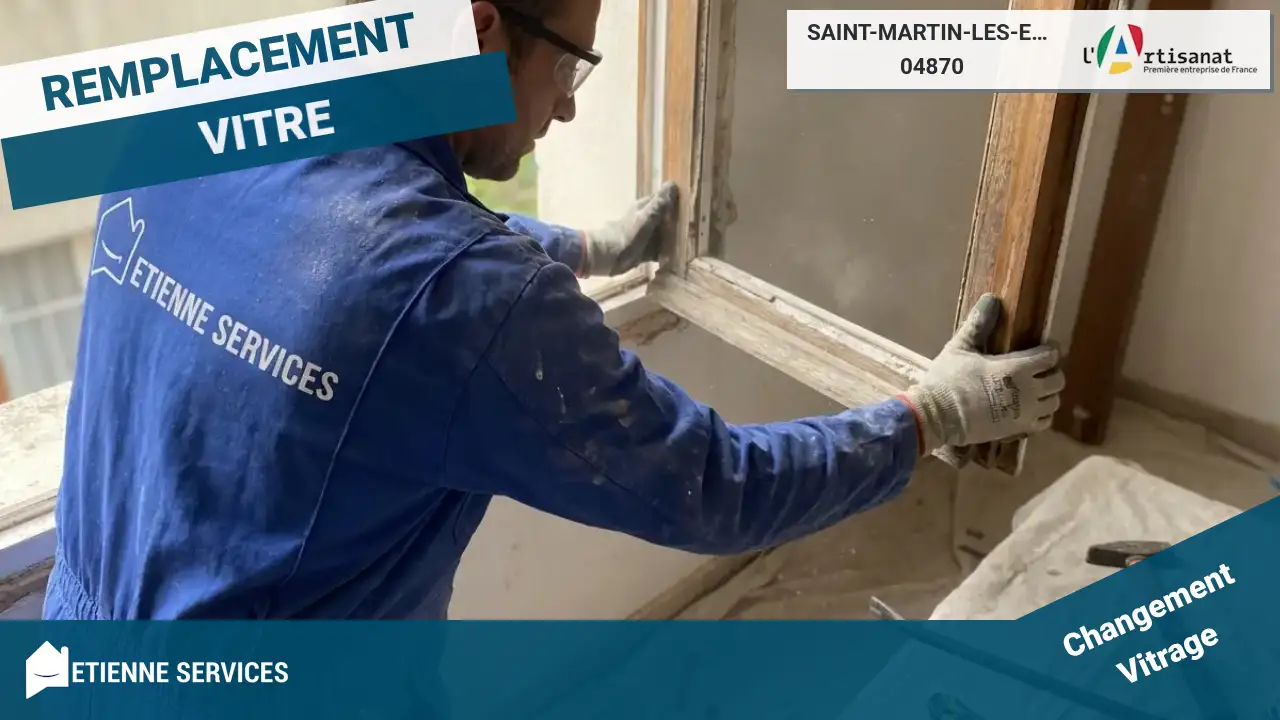 Votre spécialiste pour le remplacement de vitrage à Saint-Martin-les-Eaux (04870)
