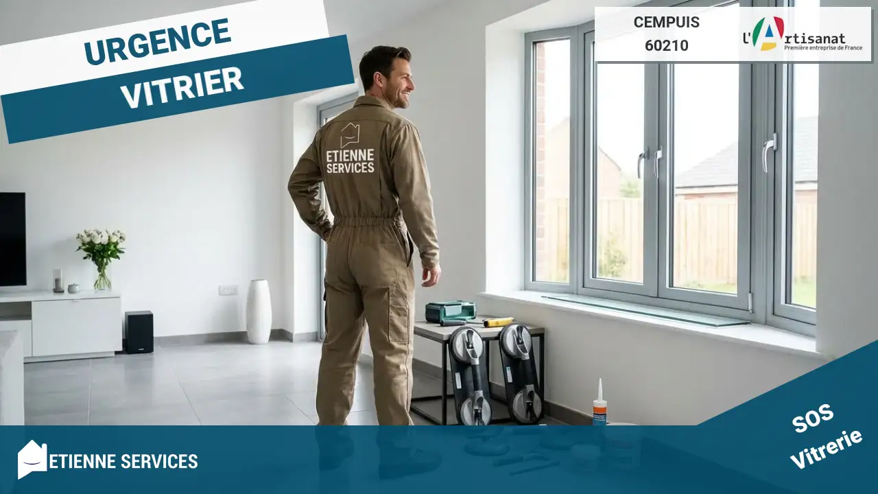 Les Meilleurs Artisans pour votre Dépannage et Installation de Vitrerie à Cempuis (60210)