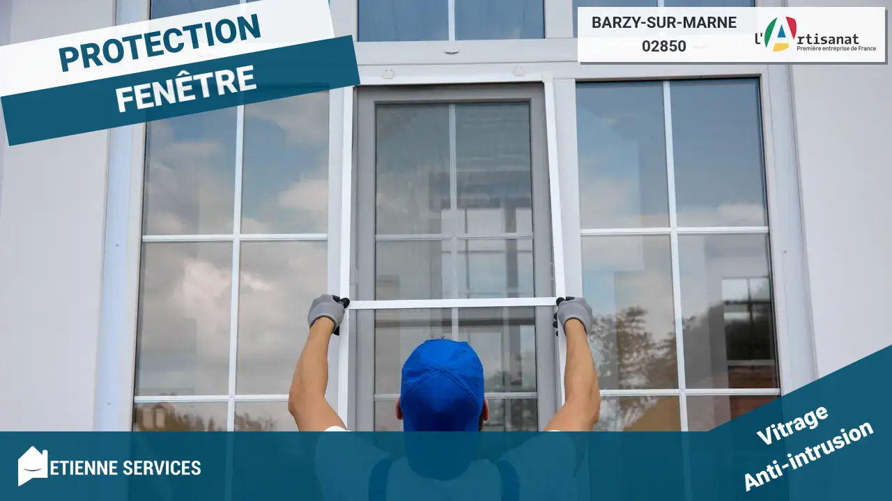 Votre service de dépannage de vitrerie d'urgence 7j/7 à Barzy-sur-Marne