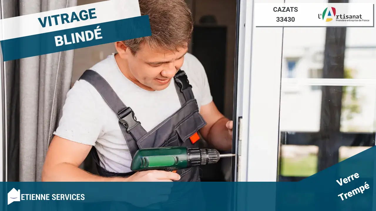 Service de dépannage rapide et efficace par votre vitrier de confiance à Cazats