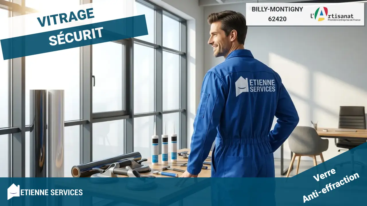 Votre solution de dépannage rapide en vitrerie à Billy-Montigny