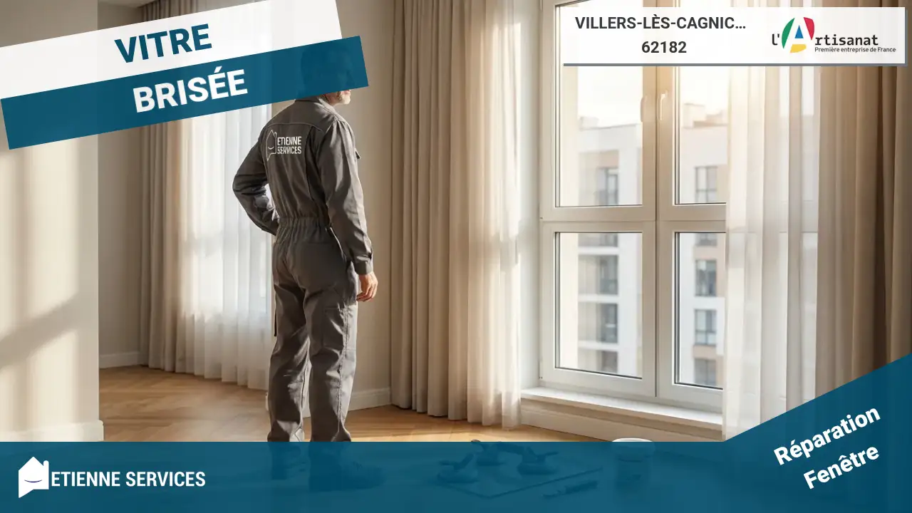 Remplacement de vitrage rapide et efficace par nos experts vitriers à Villers-lès-Cagnicourt