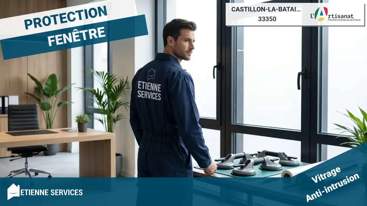 Votre Dépannage de Vitrerie d'Urgence à Castillon-la-Bataille et Alentours