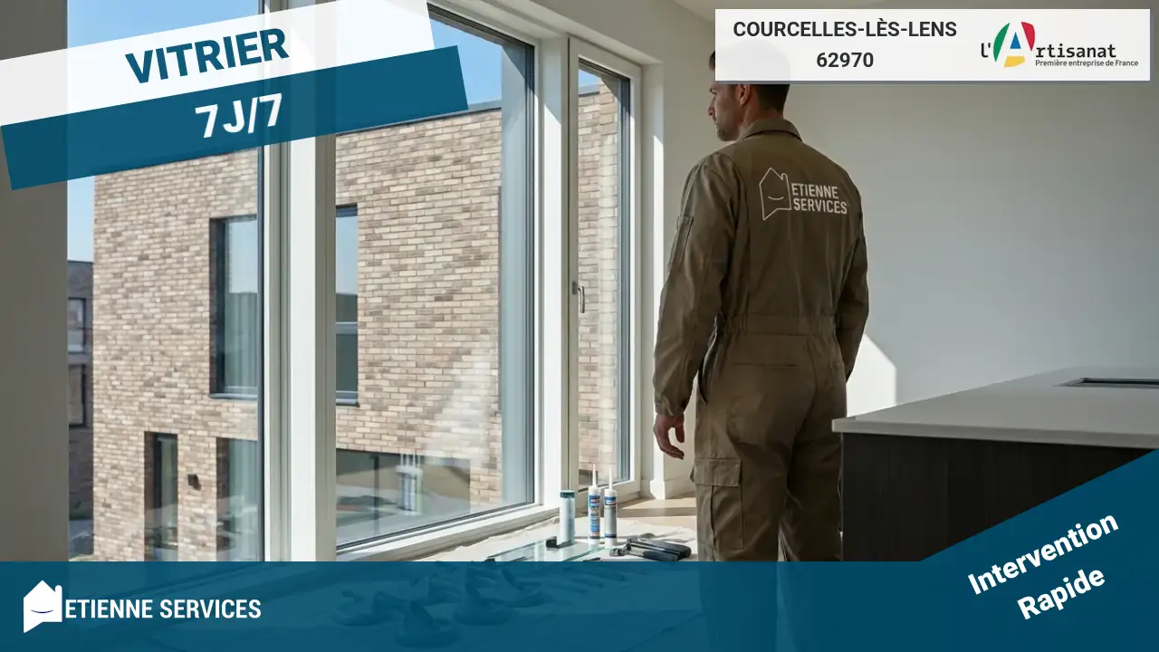 Dépannage et Installation de Vitrerie par nos Experts à Courcelles-lès-Lens