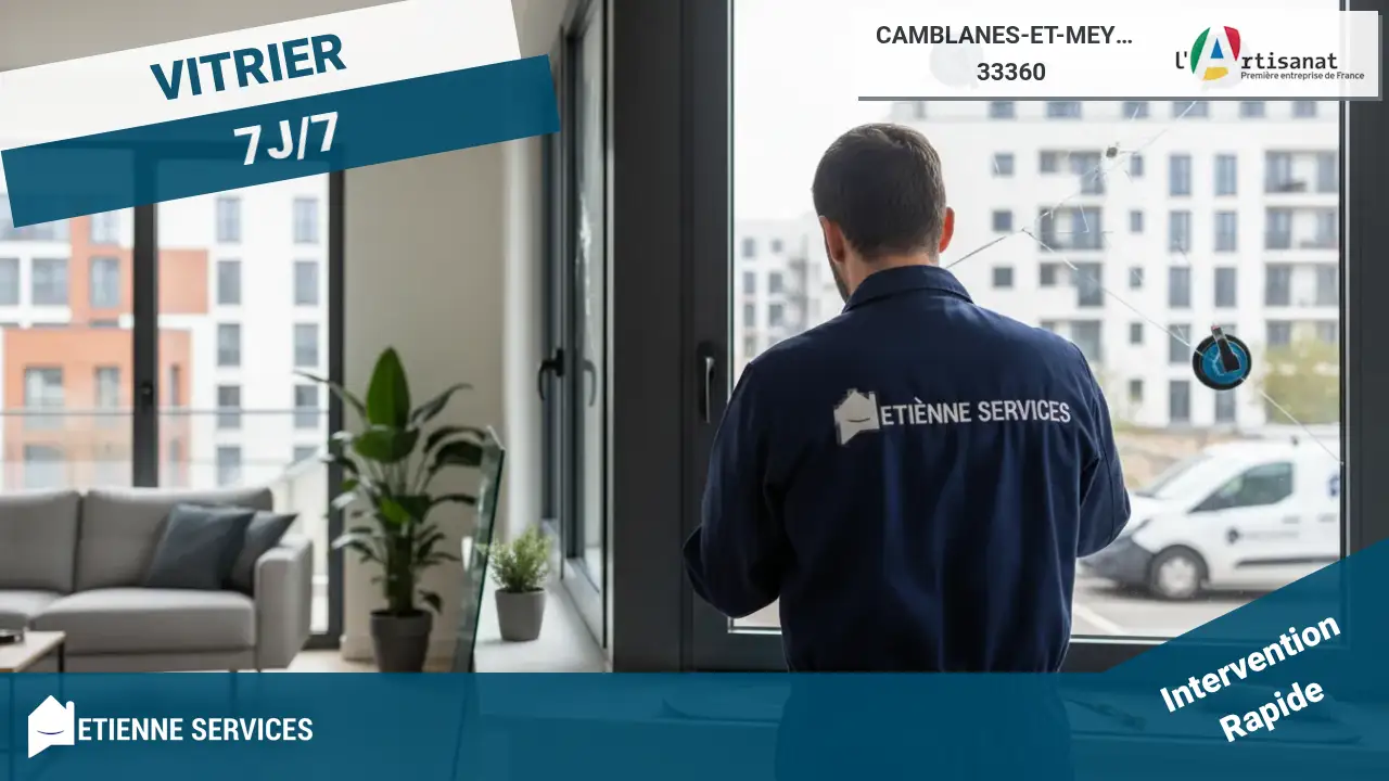 Experts en Dépannage et Installation de Vitrerie à Camblanes-et-Meynac (33360)
